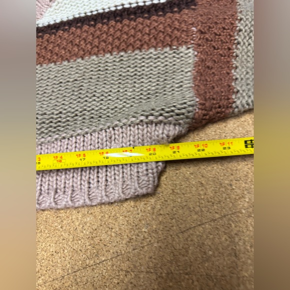 Altar’d State Cropped Chunky Knit Sweater Medium Earth Tone cottagecore cozy X - Picture 5 of 6